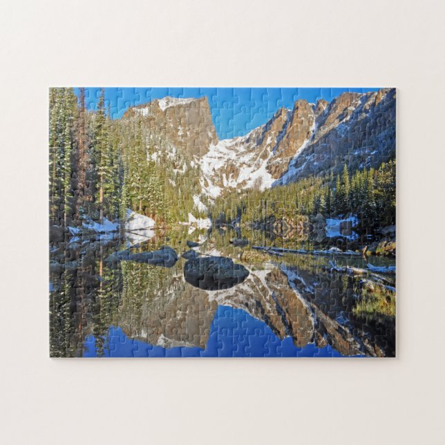 Jigsaws Dream Lake Colorado USA. Rompecabezas (Horizontal)