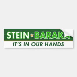 Jill Stein/Baraka - pegatina para el parachoques