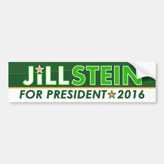 Jill Stein - pegatina para el parachoques política (Frente)
