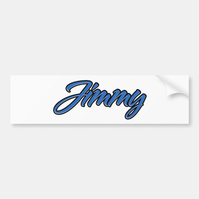 Jimmy Name blue Aufkleber Pegatina Autoaufkleber (Frente)