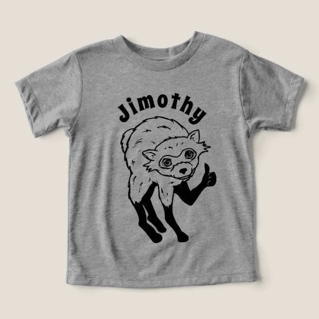 Jimothy El Mapache Pulgar Arriba (Diseño delantero )