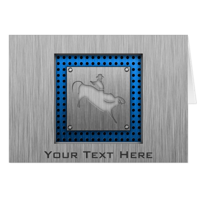 jinete de Bull de la Metal-mirada (Anverso (Horizontal))