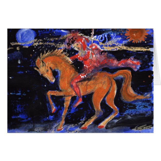 Jinete de noche (Anverso (Horizontal))