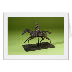 Jinete en un caballo (bronce)