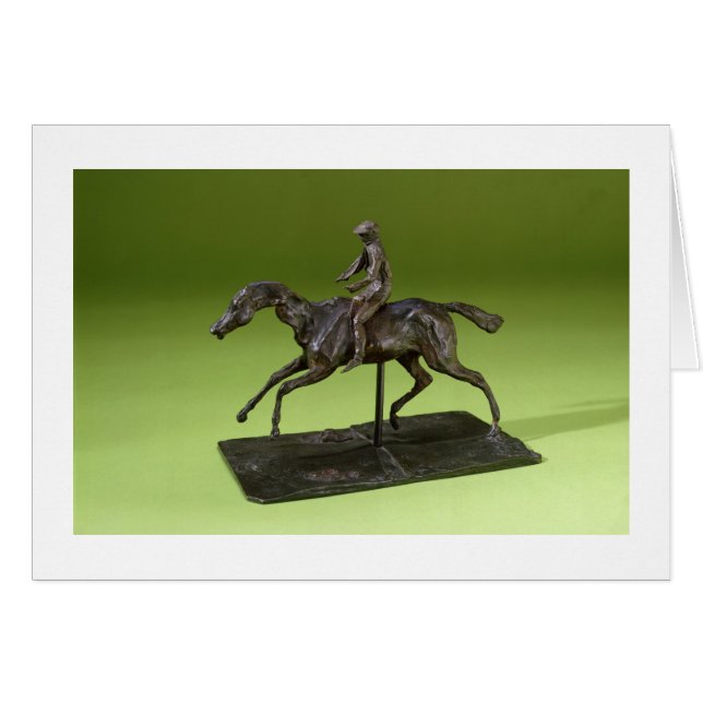 Jinete en un caballo (bronce) (Anverso (Horizontal))