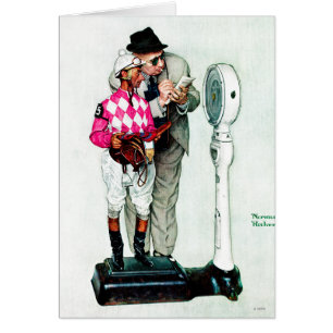 Jinete que pesa adentro por Norman Rockwell