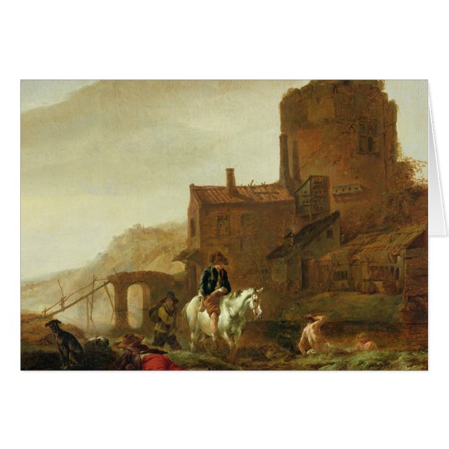 Jinete y bañista (Anverso (Horizontal))