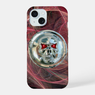 JINETES DE CALAVERA Rosa Metal Gris Remolinos Frac