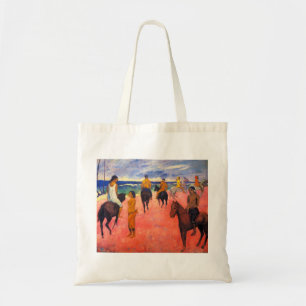 Jinetes de Gauguin en la bolsa de asas de la playa