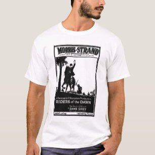 "Jinetes de la camiseta 1920 del anuncio de la