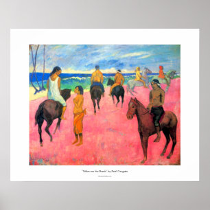 Jinetes de Paul Gauguin en arte de los caballos de