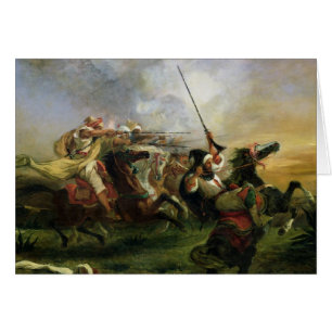 Jinetes marroquíes en la acción militar, 1832