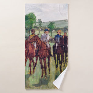 Jinetes y caballos de carrera, Edgar Degas