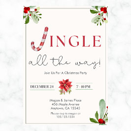 Jingle All Way Invite | Invitación de fiesta
