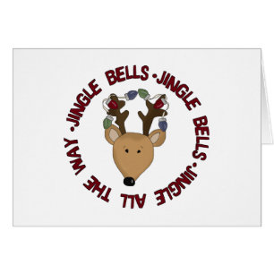 Jingle Bells con renos camisetas y regalos
