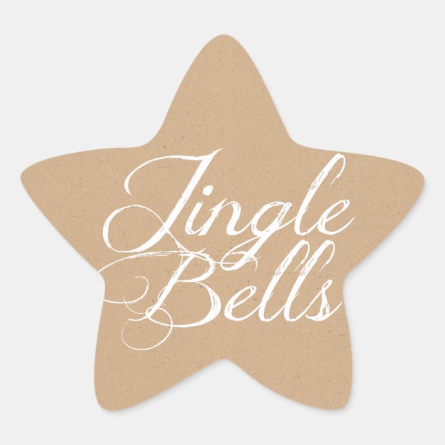 Jingle Bells Holiday Pegatina (Anverso)