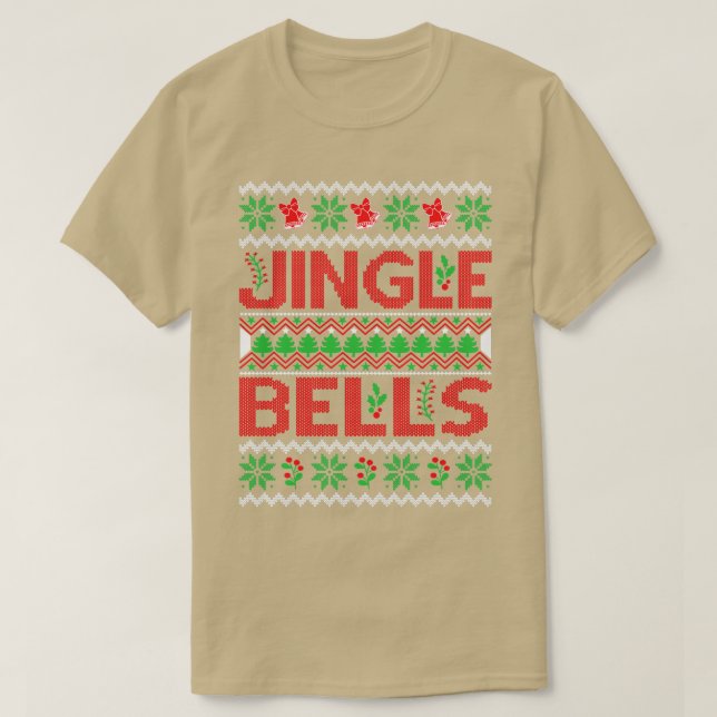 Jingle Bells Navidades suéter (Diseño del anverso)