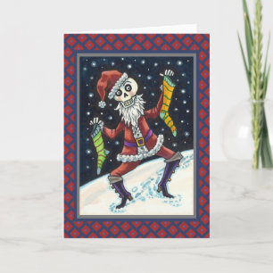 JINGLE BONES SANTA, ESQUELETO DE NAVIDAD Y MEDIAS