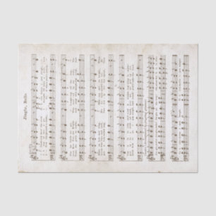 ¡Jingle de 1850, campanas! Papel de tejidos y desc