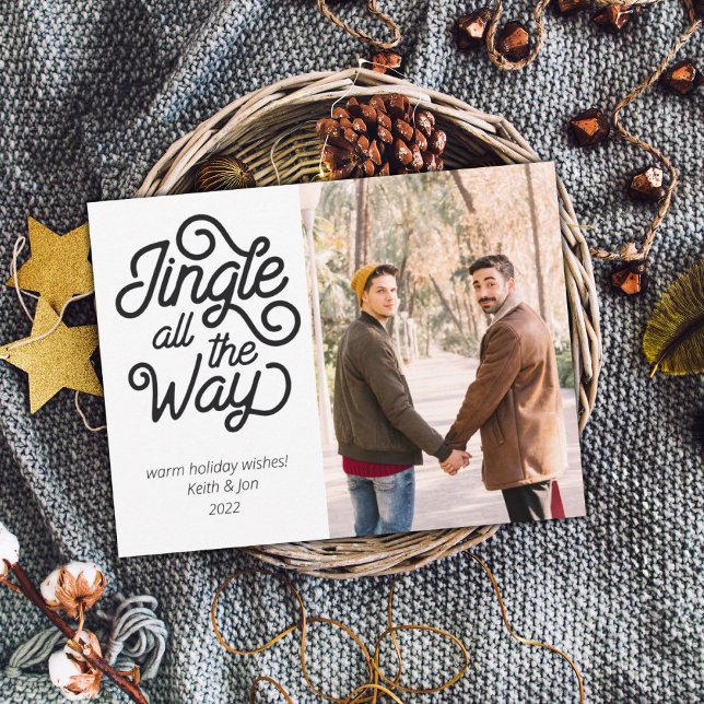 Jingle en todo el camino tarjeta de vacaciones de  (Subido por el creador)