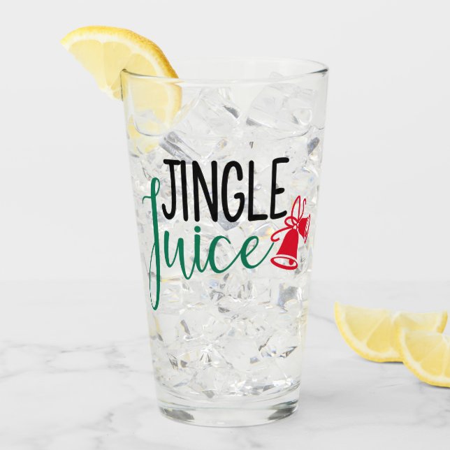 Jingle Juice | Navidades divertidos tomando humor (Anverso (hielo))