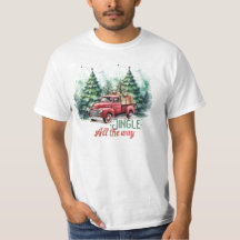 Jingle todo el camino camiseta de Mens