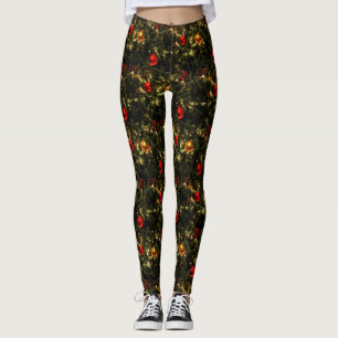 Jingle todo el camino Leggings de los adornos navi