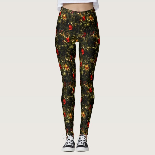 Jingle todo el camino Leggings de los adornos navi (Anverso)