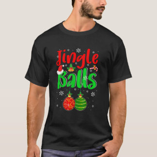 Jingle Xmas Balls Divertido Chiste Vestidos mascul