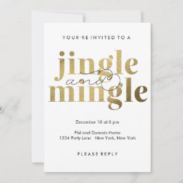 Jingle y Mingle | Invitaciones para fiestas de vac