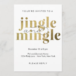 Jingle y Mingle | Invitaciones para fiestas de vac