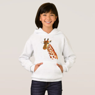 Jirafa acuarela animal Safari niños humor zoo ropa