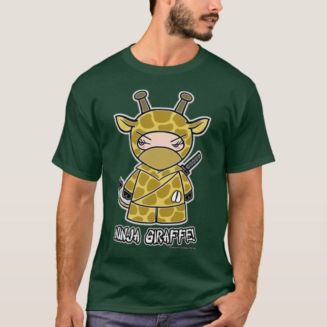 ¡Jirafa de Ninja! Camiseta (Anverso)