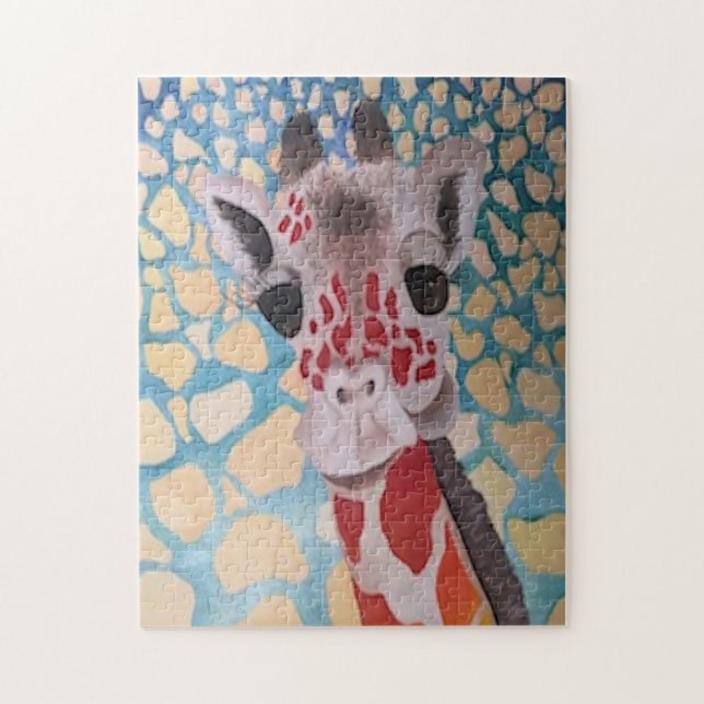 Jirafa del rompecabezas (Vertical)