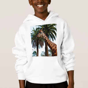 Jirafa Divertida Dando Un Frutilla, Sudadera Para