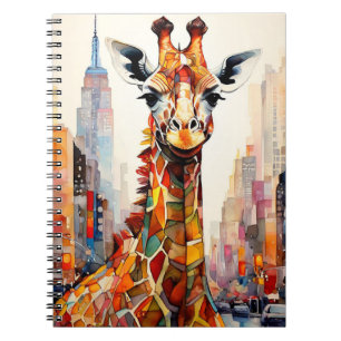 Jirafa en Cuaderno de Notas de Nueva York