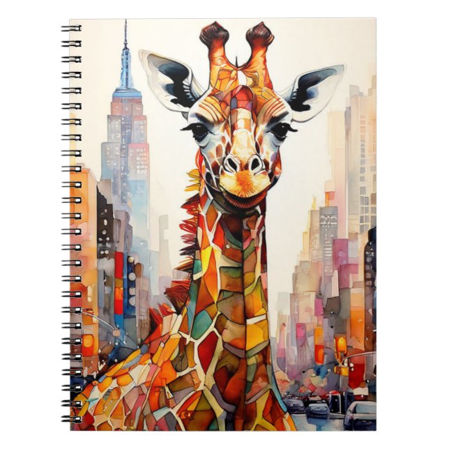 Jirafa en Cuaderno de Notas de Nueva York (Frente)