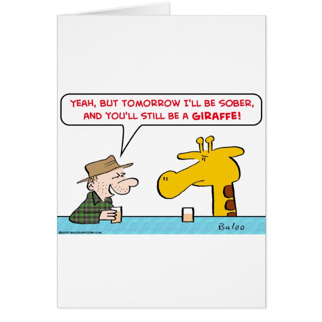 jirafa sobria (Frente)