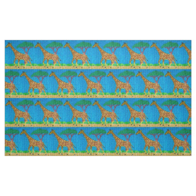 Jirafa - Tela de Twill de Algodón ("Cuarto gordo" (fat quarter))