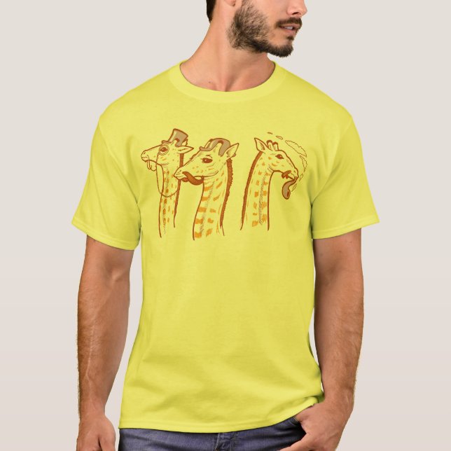 Jirafas con la camisa de los hombres de los (Anverso)