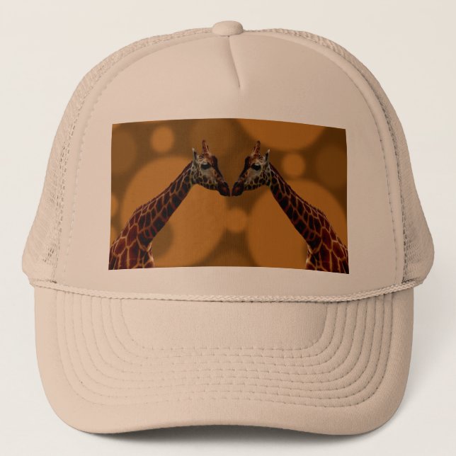 Jirafas Funky, Gorra de camionero Unisex (Anverso)