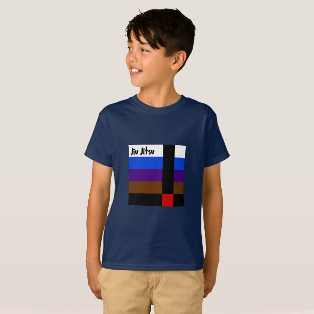 Jiu Jitsu ceñe la camiseta (Anverso completo)
