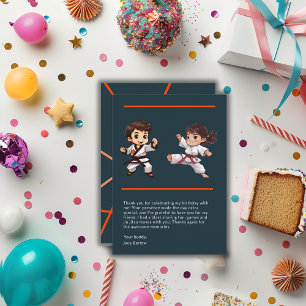 Jiu Jitsu Champ Cumpleaños - Tarjeta de agradecimi