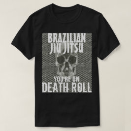 Jiu Jitsu en la camiseta del rollo de la muerte