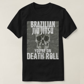 Jiu Jitsu en la camiseta del rollo de la muerte
