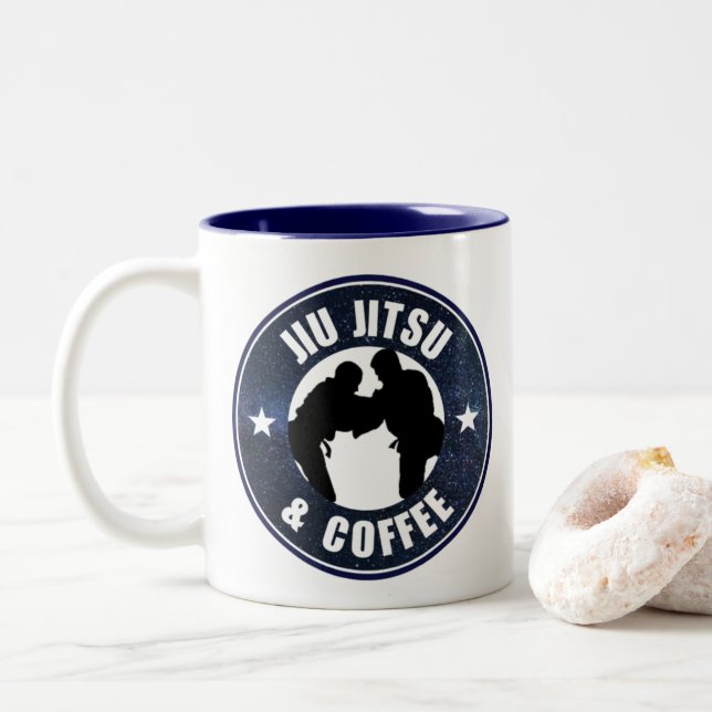 Jiu Jitsu y taza de café (Con donut)