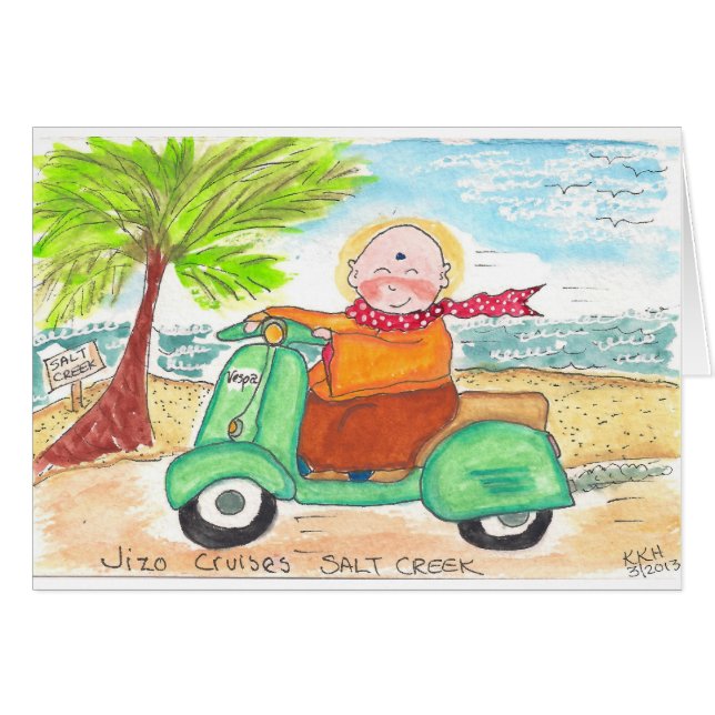 Jizo cruza playa de la cala de la sal (Anverso (Horizontal))