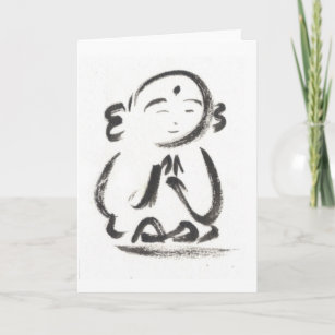 Tarjetas Zen Monjes Zazzle Es