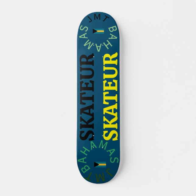 JMT BAHAMAS  7 3/4" Tabla de Skateboard (Anverso )