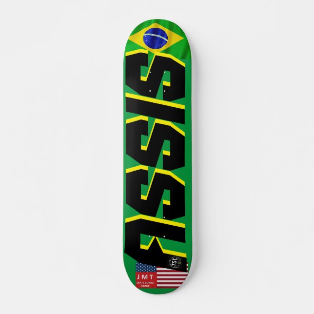 JMT BRAZIL ASSIS PRO 7 Placa de skateboard de 3/4" (Anverso )